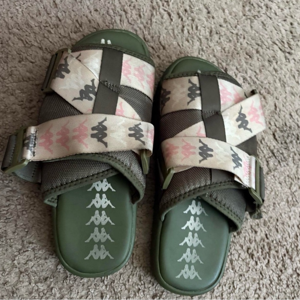 Women’s Kappa Kids Olive and Beige Sandals